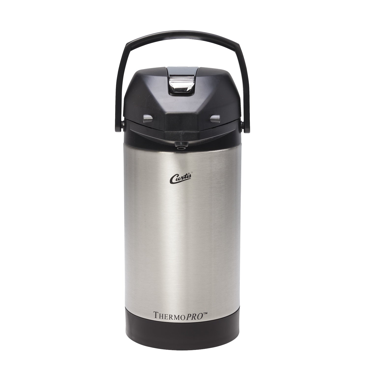 Premium Curtis 2.5L Brushed Stainless Steel Airpot with Inner Liner - TLXA2501S000 - Ideal for Coffee, Tea & Hot Beverage Service in Offices, Events & Restaurants