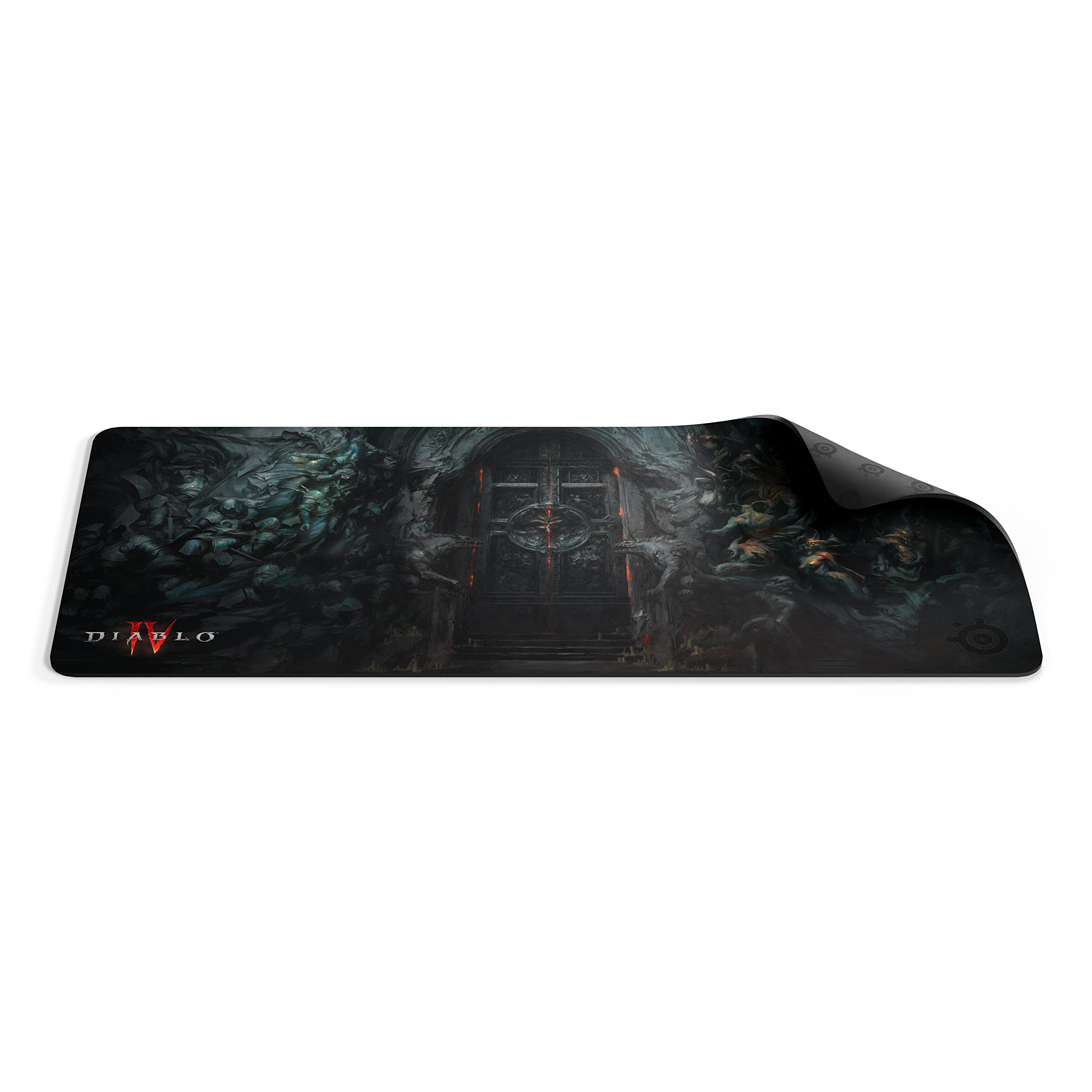 SteelSeries QcK Gaming Mouse Pad - Diablo IV Edition - XXL Thick Cloth Surface - Perfect for PC, Mac & Console Gaming - Ideal for FPS, MOBA & RPG Games