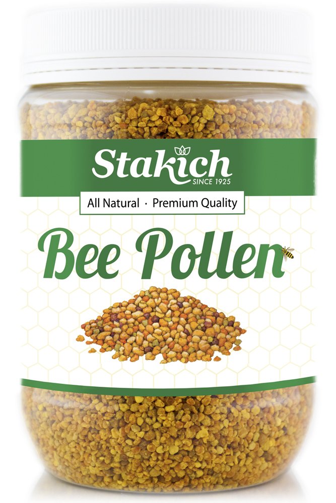 Stakich Pure Bee Pollen 40 lb Bulk Case - Natural Energy Booster & Superfood for Smoothies, Baking, and Health Supplements