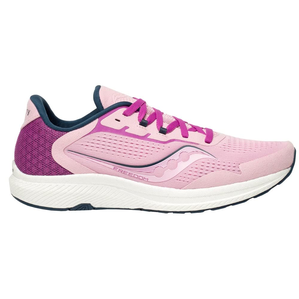 Saucony Women's Freedom 4 Running Shoes - Lightweight Cushioned Sneakers for Women - Perfect for Jogging, Gym Workouts & Daily Walking