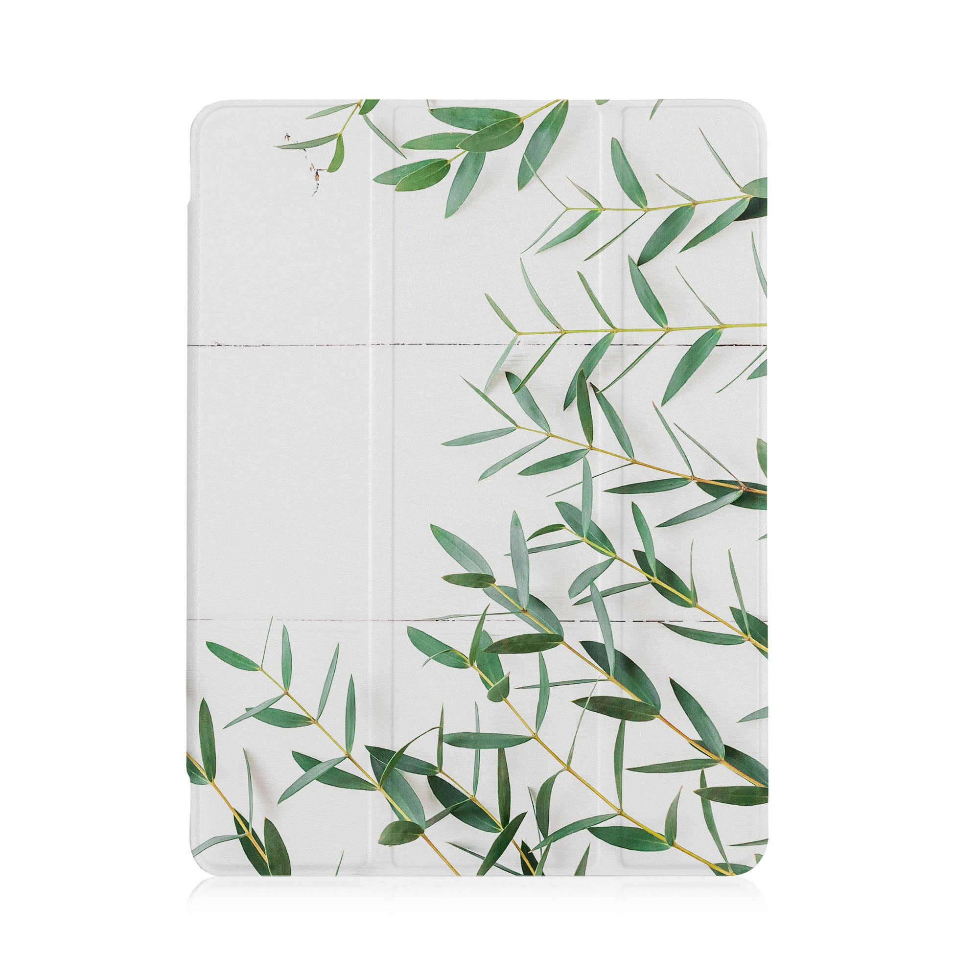 iPad See-Through Case with Flat Flower Design - Slim Protective Cover for iPad Air/Pro/Mini - Perfect for School, Work & Travel