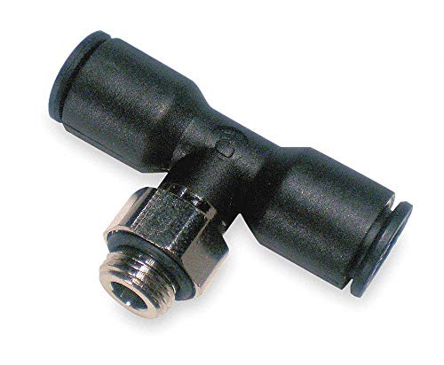 Legris 8mm Plastic/Metal Combination Male Branch Tee Fitting - Black (3198 08 10) for Pneumatic Systems & Air Compressor Connections