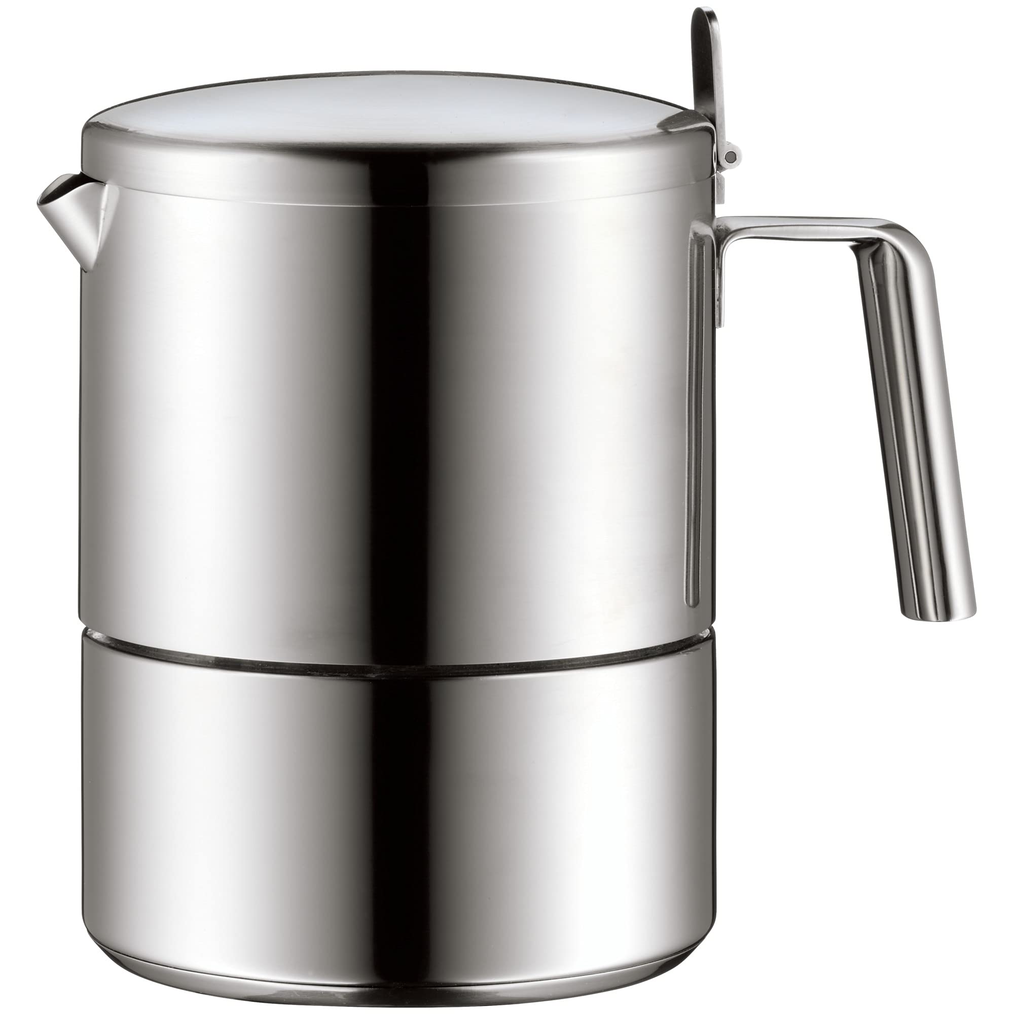 WMF Kult 6-Cup Espresso Maker, Stainless Steel Coffee Machine - Perfect for Home Brewing & Entertaining Guests