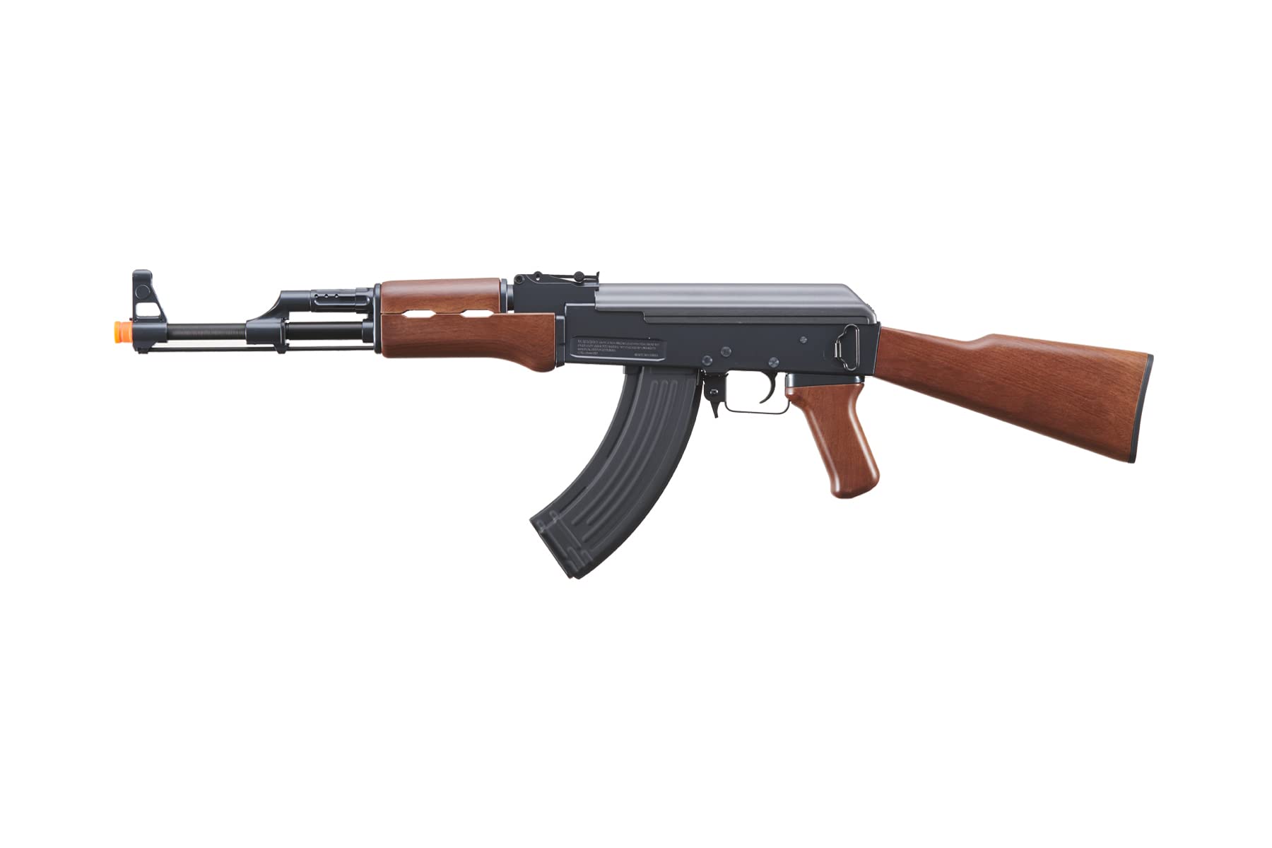 370 FPS DE Airsoft Classic AK47 AEG Rifle - Full Auto Electric Metal Airsoft Gun with Battery, Charger & 1000 Rounds 0.20g BBs - Perfect for Outdoor Skirmishes, Tactical Training & Target Shooting
