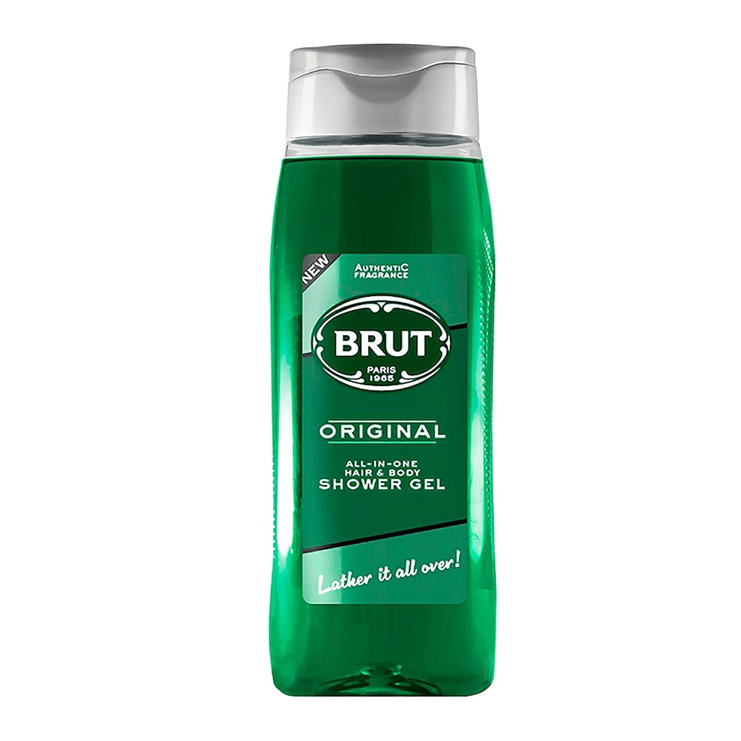 B.rut Original Shower Gel for Hair & Body - 500ml Men's Body Wash with Authentic Fragrance | Gentle Cleansing for Daily Shower & Gym Use