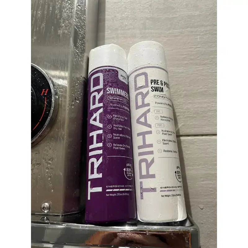 Swimmer Hair Care Combo Set - Chlorine Removal Shampoo & Conditioner for Swimmers - Post Swim Hair Repair Treatment - Perfect for Pool, Beach & Water Sports Enthusiasts