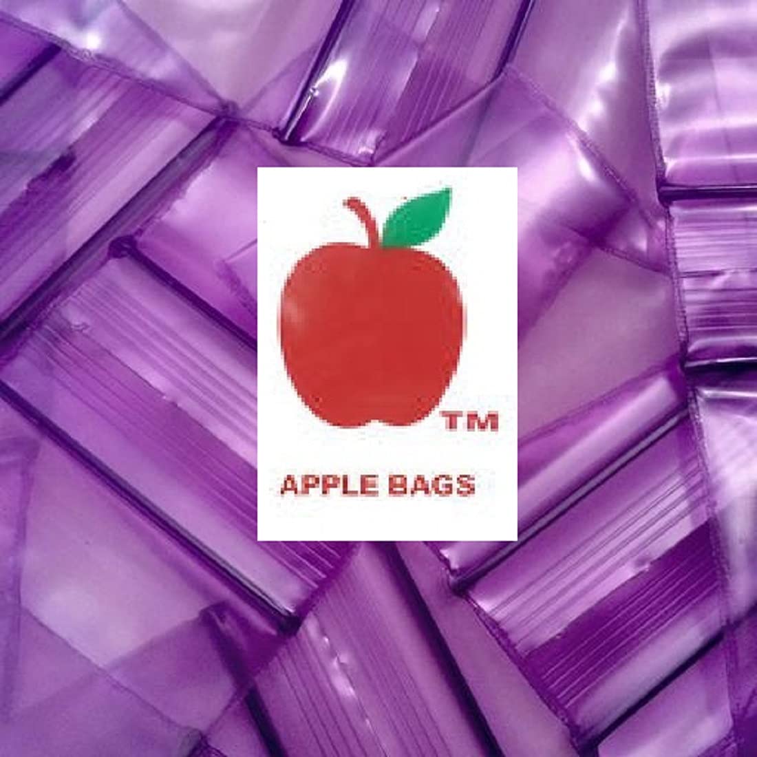 10,000 Purple 2 Mil Resealable Plastic Bags 1