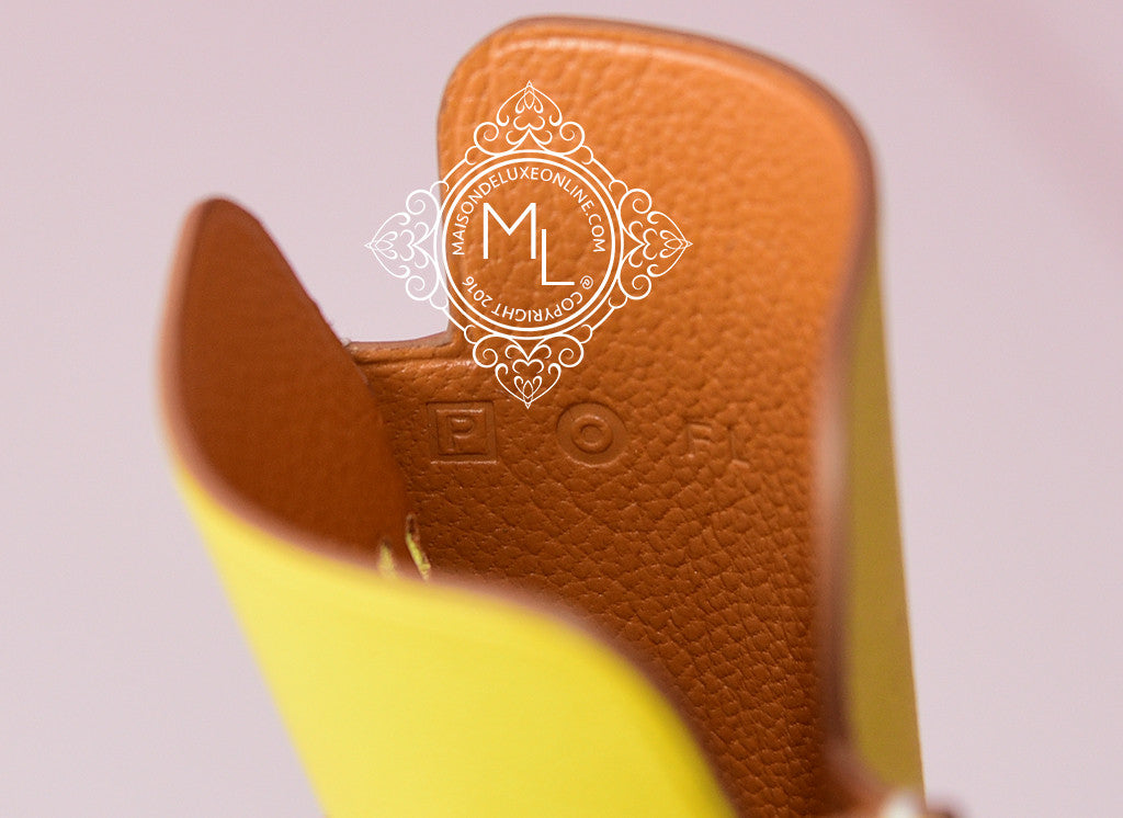 Hermes Lime Yellow Gold 2-Tone iPhone 4 Case Cover - Luxury Protective Phone Case for Women & Men - Perfect for Daily Use, Travel & Special Occasions