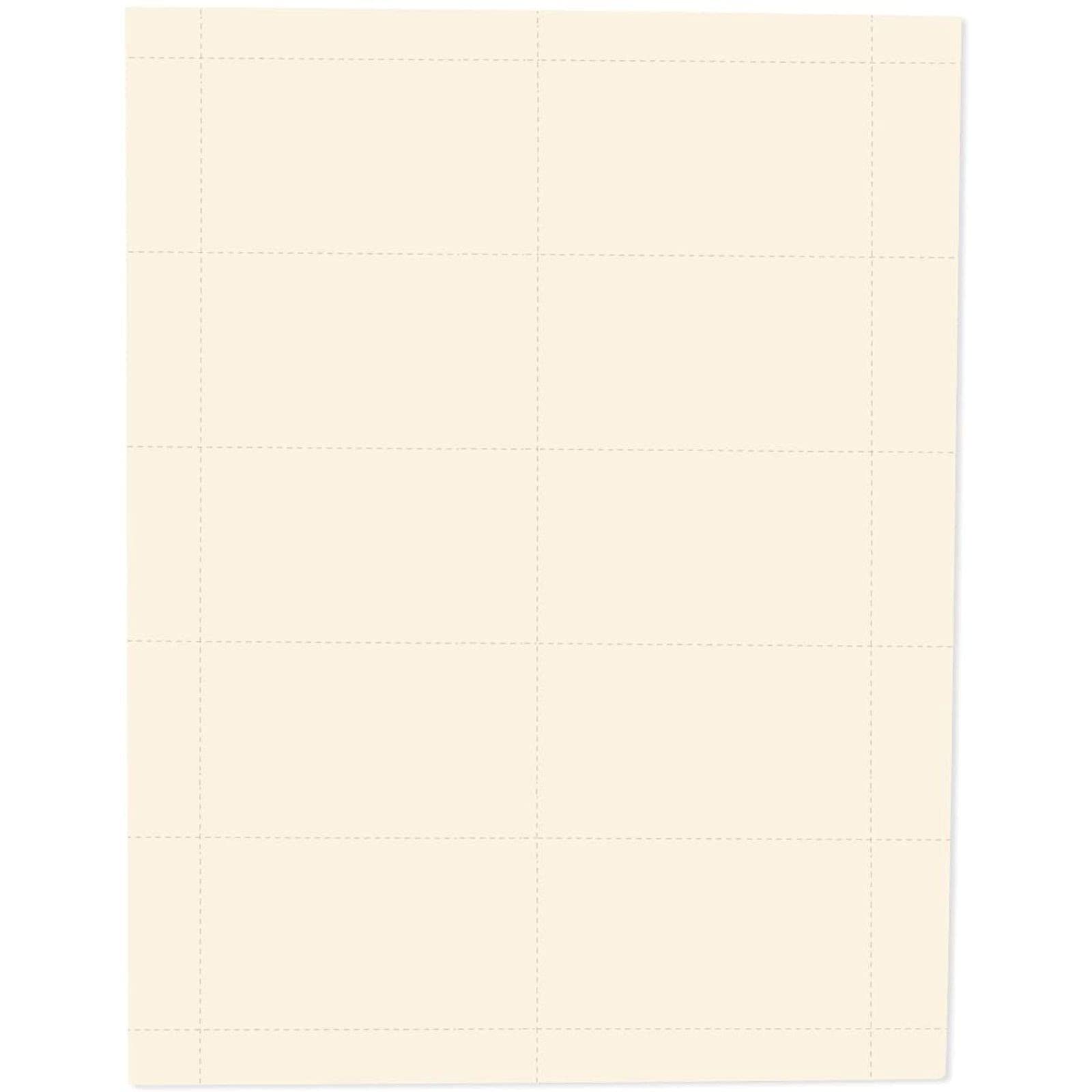 100 Pack Blank Business Card Paper for Printer - Premium Inkjet & Laser Printable Cardstock (1000 Cards, 3.5