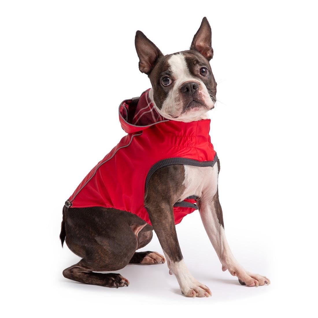 Reversible Waterproof Raincoat for Men & Women - XXL Red, Windproof & Lightweight, Perfect for Hiking, Camping & Outdoor Activities