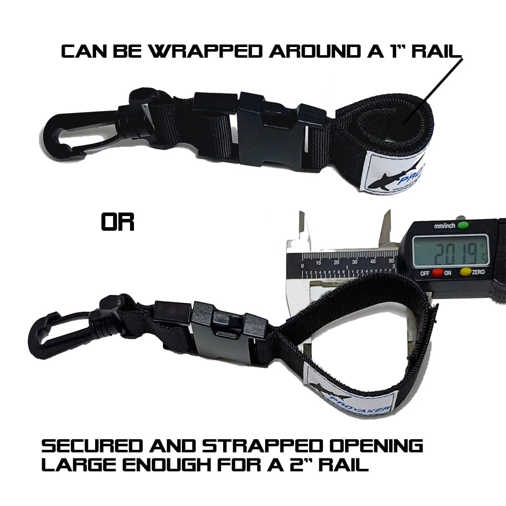 Heavy Duty Fishing Rod Leash - Secure Tackle & Gear for Offshore, Boat & Kayak Fishing - Perfect for Saltwater, Freshwater & Extreme Conditions