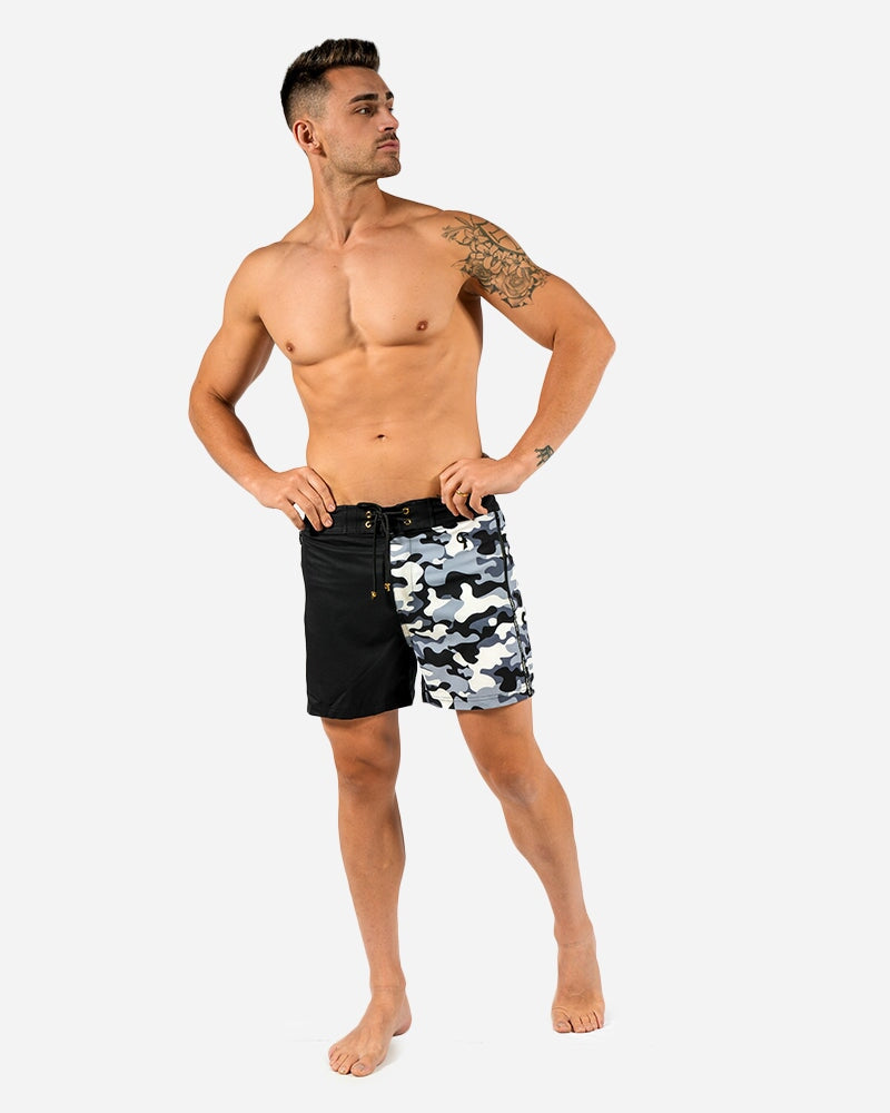 Split Camo Black 5-Pack - Premium Camouflage Gear for Hunting, Outdoor & Tactical Use - Perfect for Hunting, Airsoft, and Military Training