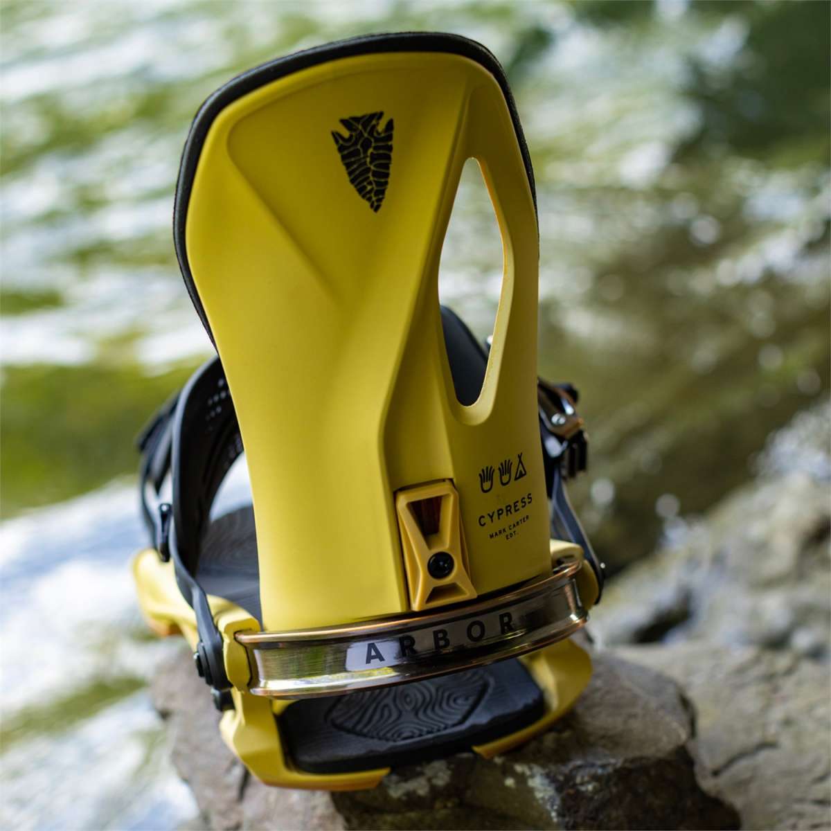 **Arbor Cypress Snowboard Bindings 2024 - Lightweight & Responsive for All-Mountain Riding - Perfect for Freestyle & Powder Snowboarding**