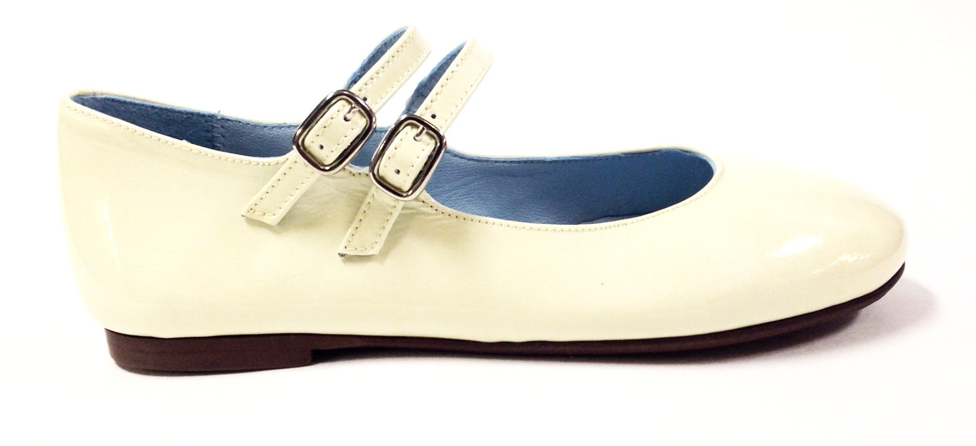 Soft Yellow Double Strap Mary Jane Shoes for Girls - Comfortable School & Party Flats - Perfect for Easter, First Communion & Dressy Occasions