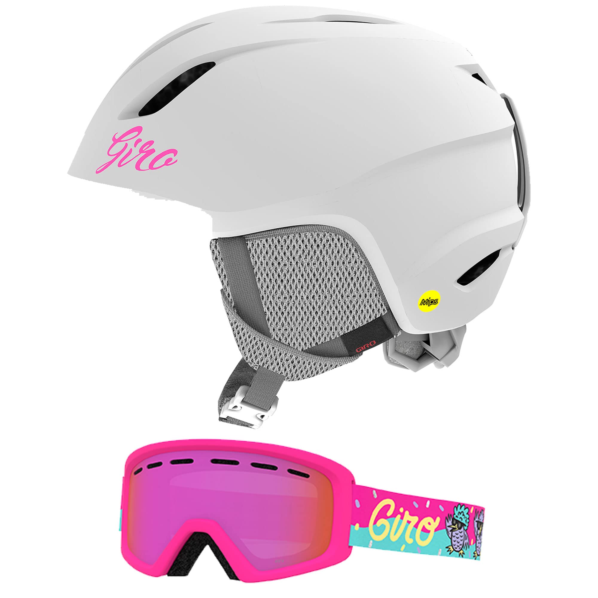 Giro Launch MIPS CP Kids Snow Helmet with Matching Goggles - Youth Ski & Snowboard Safety Gear for Winter Sports & Outdoor Adventures
