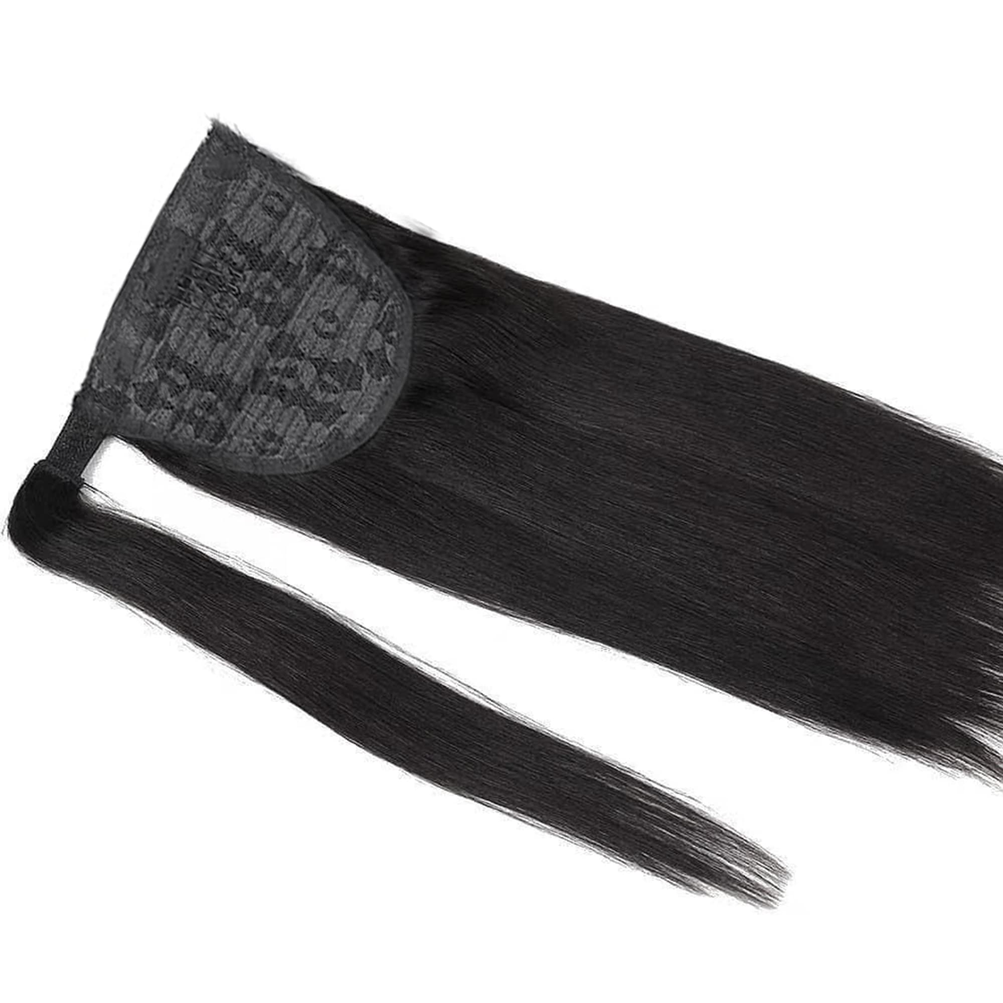 Natural Human Hair Ponytail Extensions for Black Women - Straight & Curly Afro Puffs with Drawstring Wrap | Perfect for Protective Styles, Everyday Wear & Special Occasions