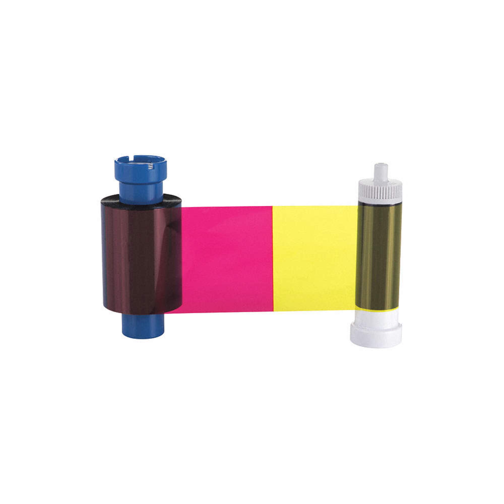 High-Quality YMCKOK Printer Ribbon - 250 Cards per Roll for ID Card Printing & Office Use