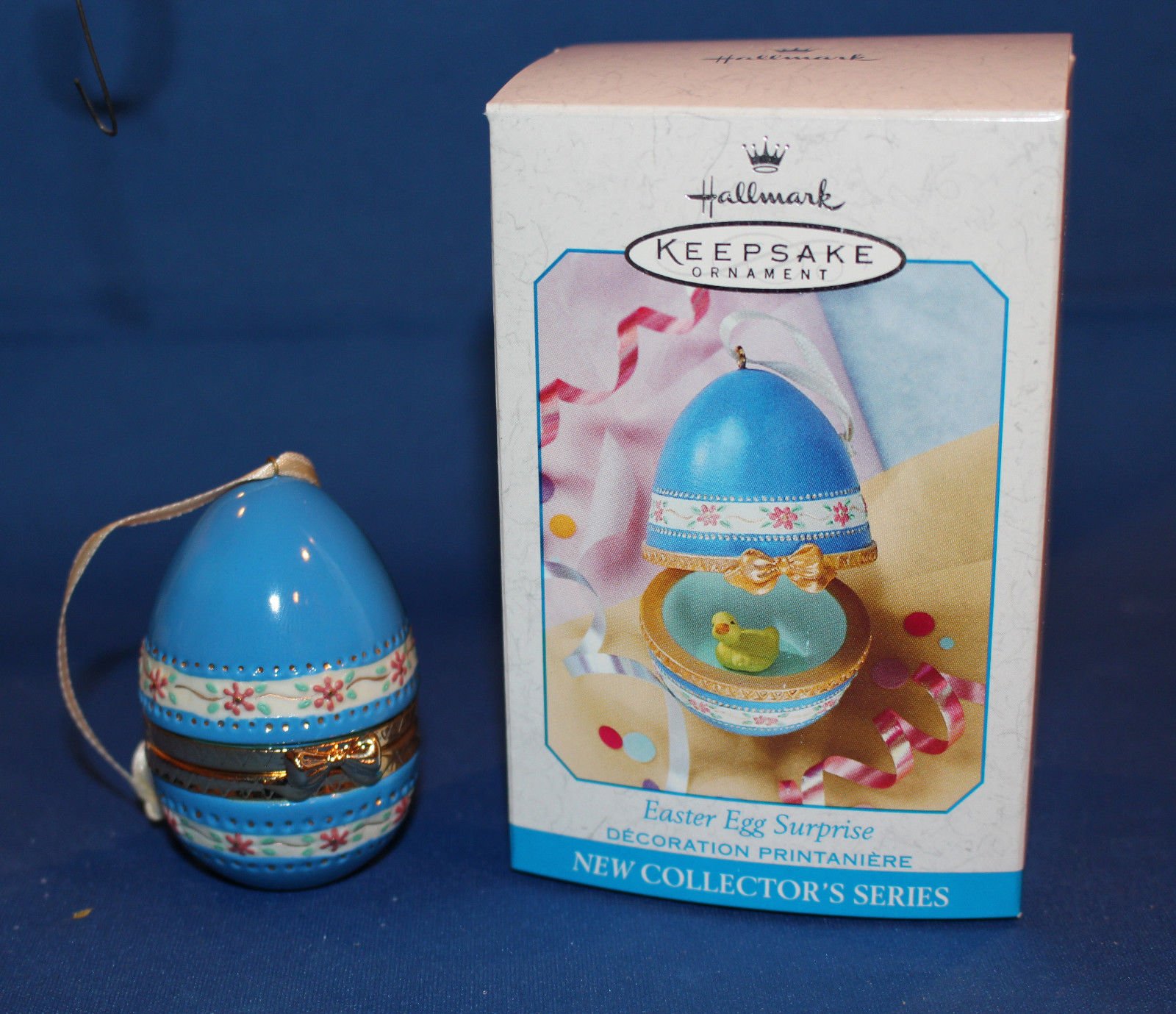 1999 Hallmark Easter Ornament - Duck Easter Egg Surprise 1st in Series QEO8377 | Collectible Holiday Decor for Easter & Spring Celebrations