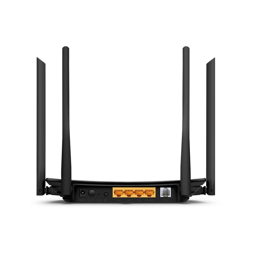 TP-LINK Archer VR300 AC1200 Wireless Modem Router - Dual Band WiFi, Fiber/VDSL/ADSL Support, Black | High-Speed Internet for Streaming, Gaming & Home Office
