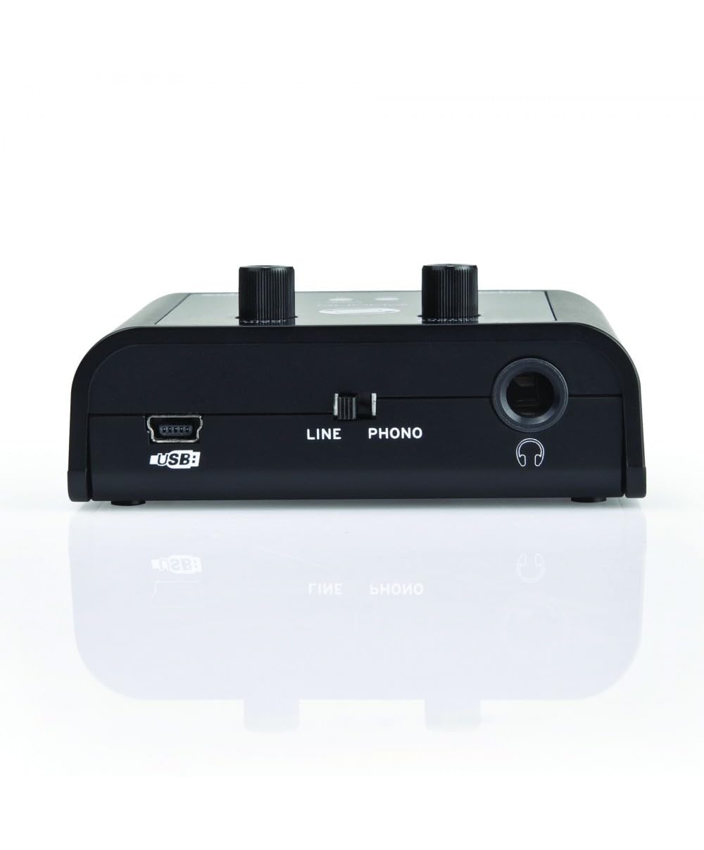 Reloop Iphono 2 Professional USB Phono Preamp & Audio Interface - Perfect for DJs, Vinyl Enthusiasts, and Home Recording Studios