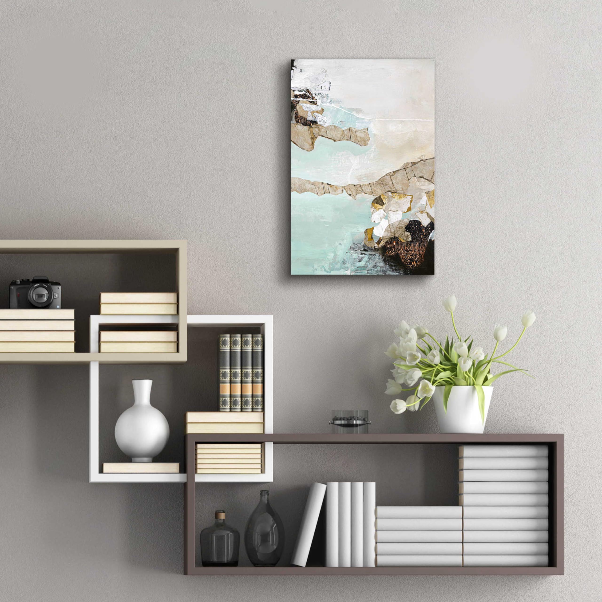 Epic Art 'Art Piece 1' by Design Fabrikken - 16x24 Inch Acrylic Glass Wall Decor - Modern Home & Office Wall Art for Living Room, Bedroom, or Workspace