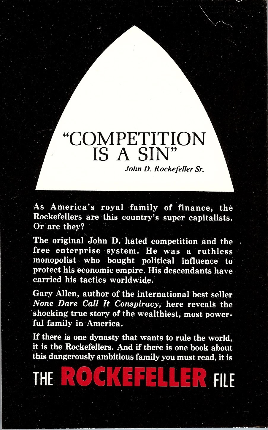 The Rockefeller File - Secret Documents & Conspiracy Theories | Historical Research & Political Analysis | Perfect for Researchers, Historians & Conspiracy Enthusiasts