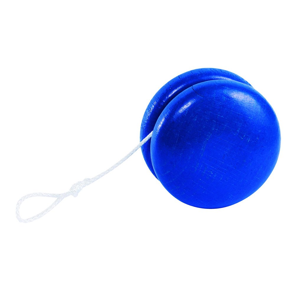 Goki Premium Yo-Yo Toy for Kids - Blue | Classic Hand Spinning Toy for Outdoor Play, Stress Relief & Skill Development