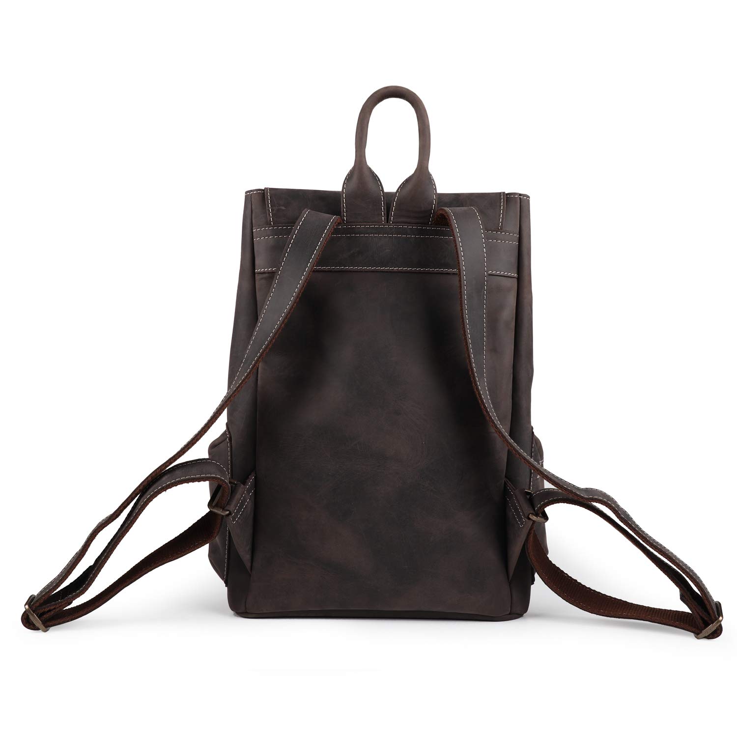 Premium Genuine Leather Backpack for Men & Women - MegaGear Valley Large Chestnut Brown Laptop Backpack - Perfect for Travel, Work, School & Outdoor Adventures