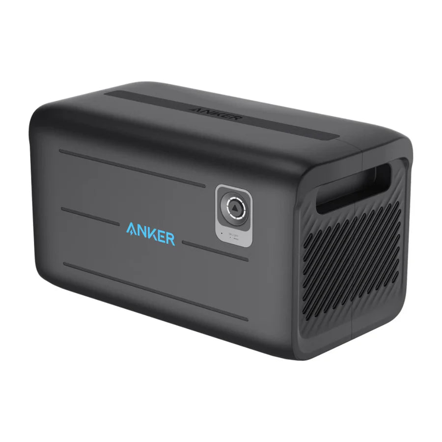 Anker SOLIX F2600 Portable Power Station with Expansion Battery - 5120Wh Capacity, 2400W Output for Camping, Home Backup & Outdoor Adventures