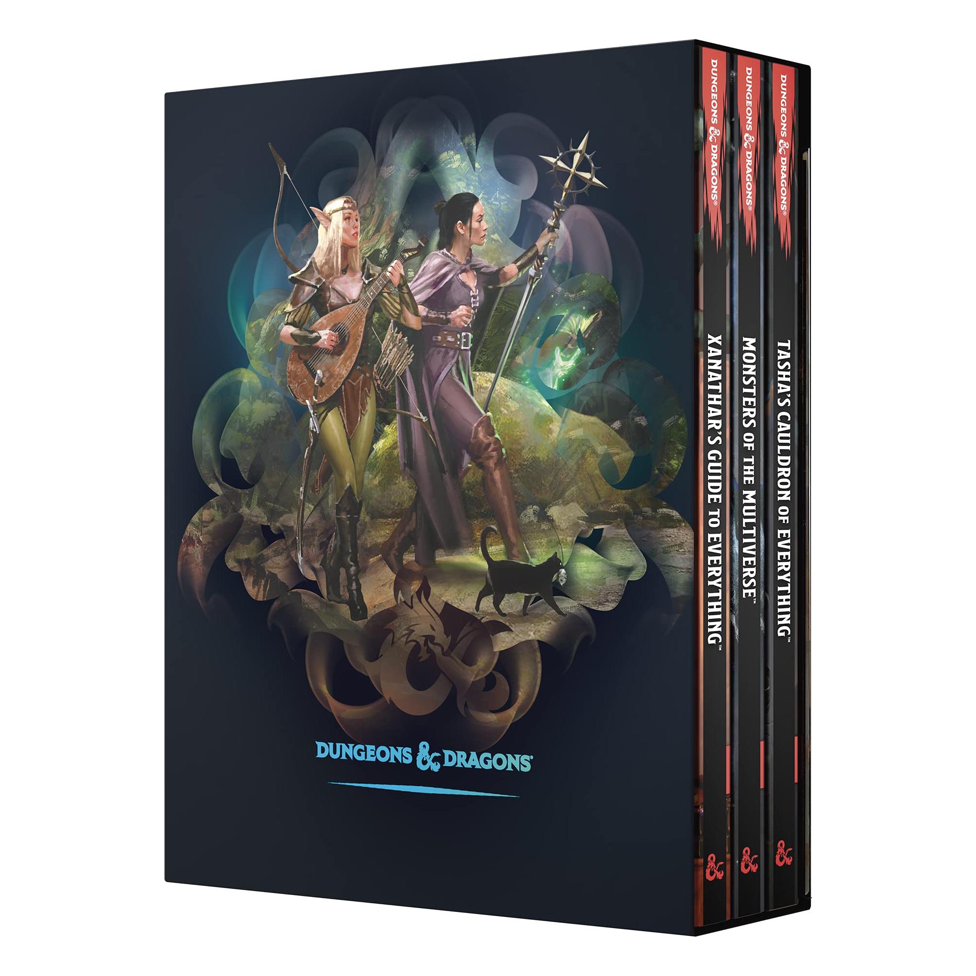 Dungeons and Dragons Rules Expansion Gift Set - D&D Core Rulebooks, DM Screen & Dice for Tabletop RPG Games - Perfect for D&D Campaigns, Game Nights & Fantasy Roleplaying Adventures