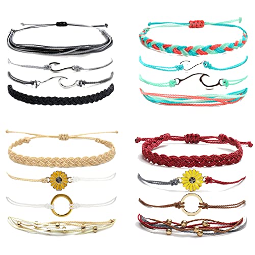 P-16pcs-String Bracelets