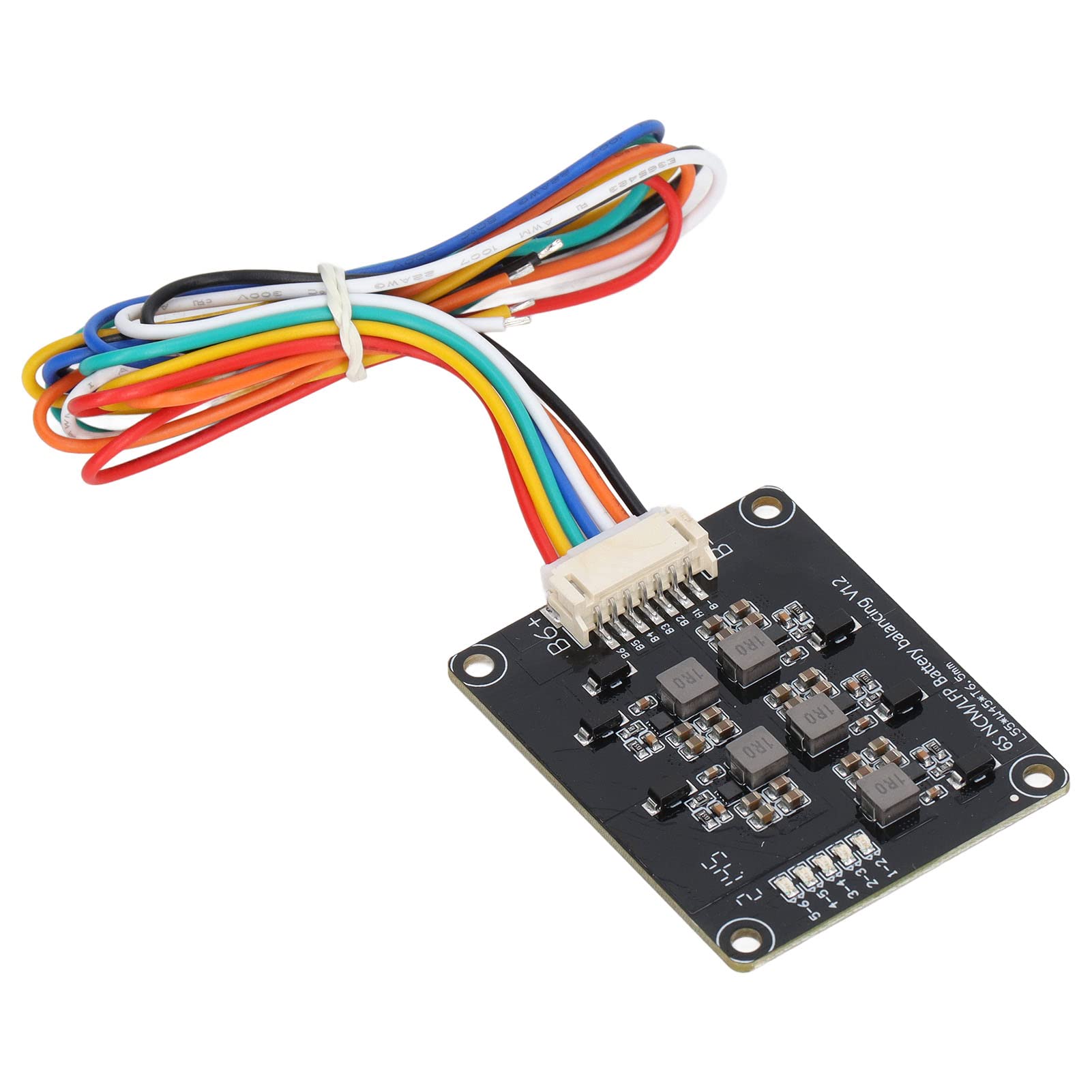 Best Smallest Current Low Internal MOS Lithium Battery Balancer Board with Cable for LFP Batteries - Ideal for DIY Power Banks, Solar Storage & Electric Vehicle Battery Maintenance