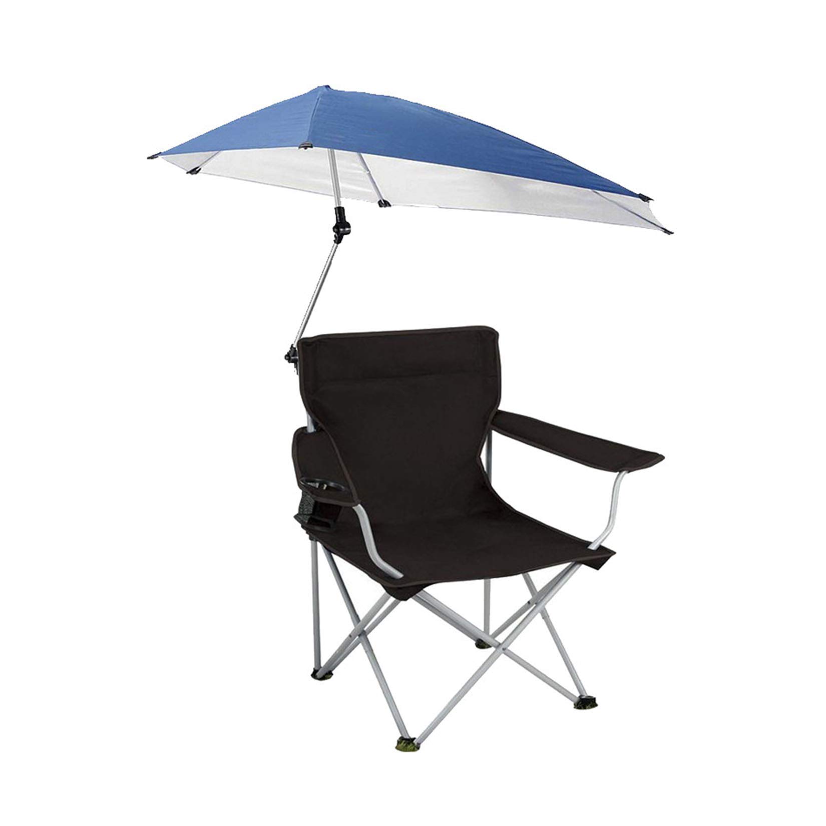 Lightweight & Durable Compact Folding Camp Chair with Shade Canopy & Carry Bag - Perfect for Camping, Hiking, Beach, Fishing, Picnics & Outdoor Adventures