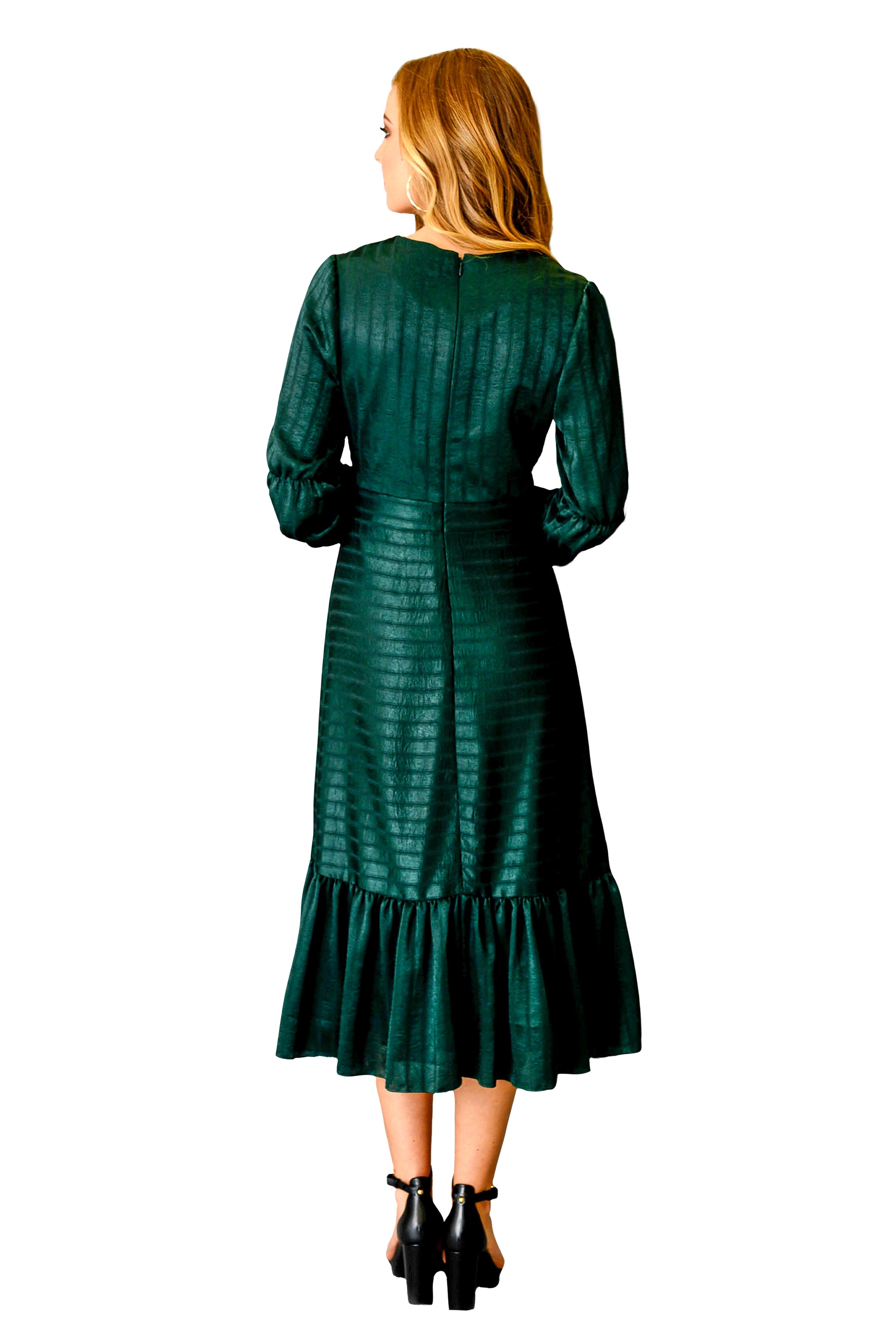 Elegant Women's Midi Dress - Flowy Summer Casual Dress with Pockets for Outdoor, Party & Office Wear | Comfortable & Stylish A-Line Dress for Women