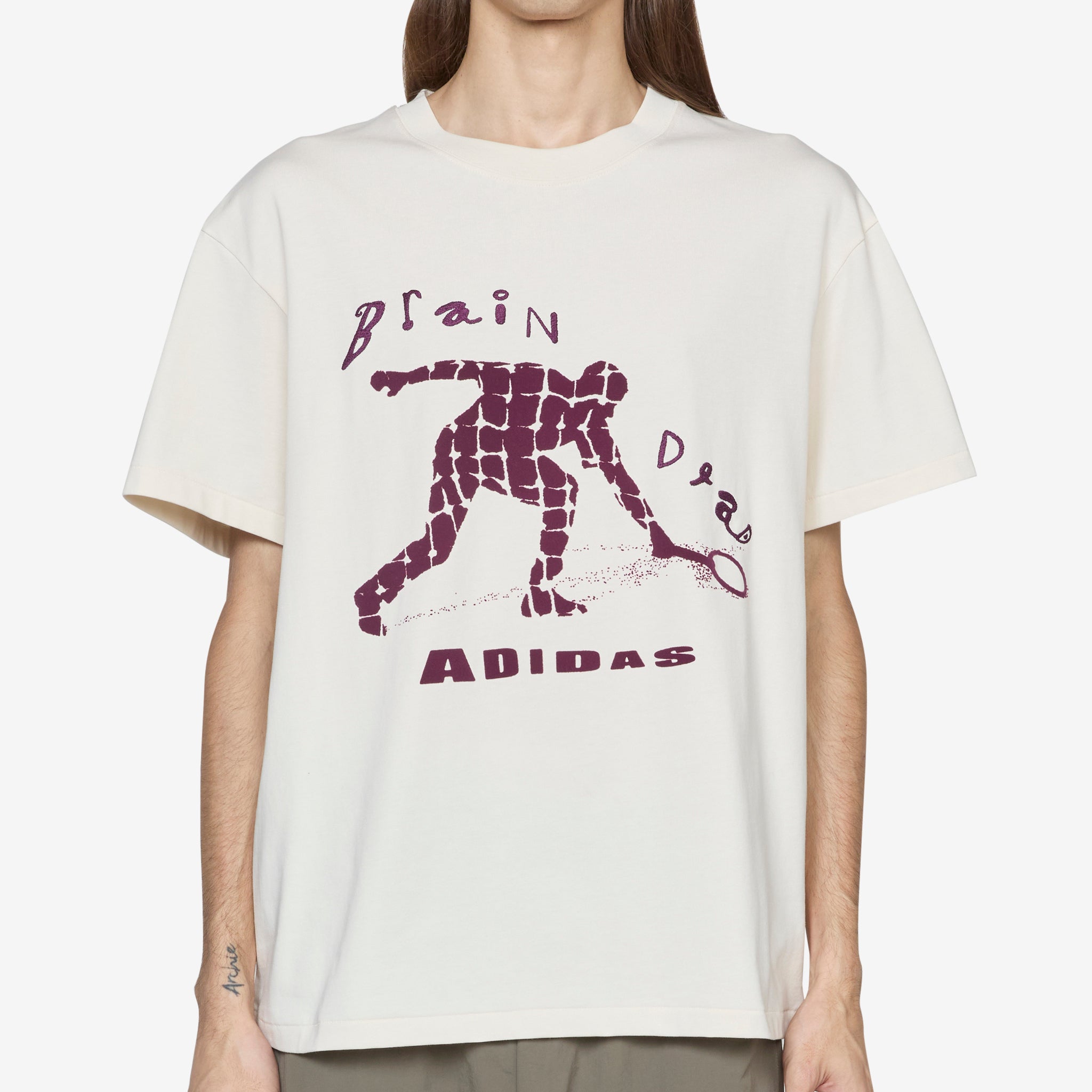 Brain Dead x Wonder White Graphic T-Shirt - Unisex Cotton Tee for Streetwear & Casual Outfits | Perfect for Concerts, Festivals & Everyday Wear