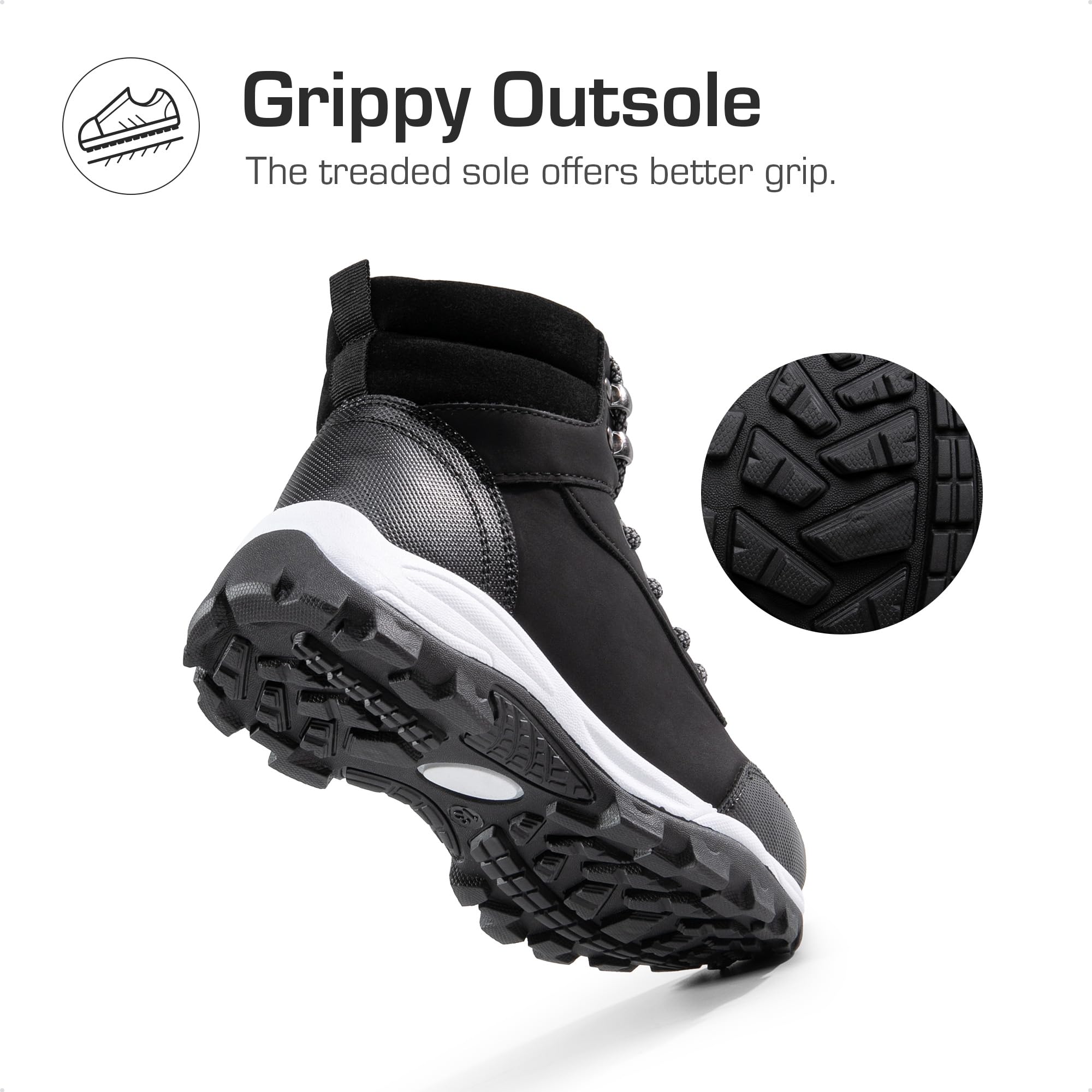 DREAM PAIRS Kids Hiking Boots for Boys & Girls - Lightweight High-Top Outdoor Shoes with Lace-Up Design for Little & Big Kids - Perfect for Hiking, Camping & Outdoor Adventures