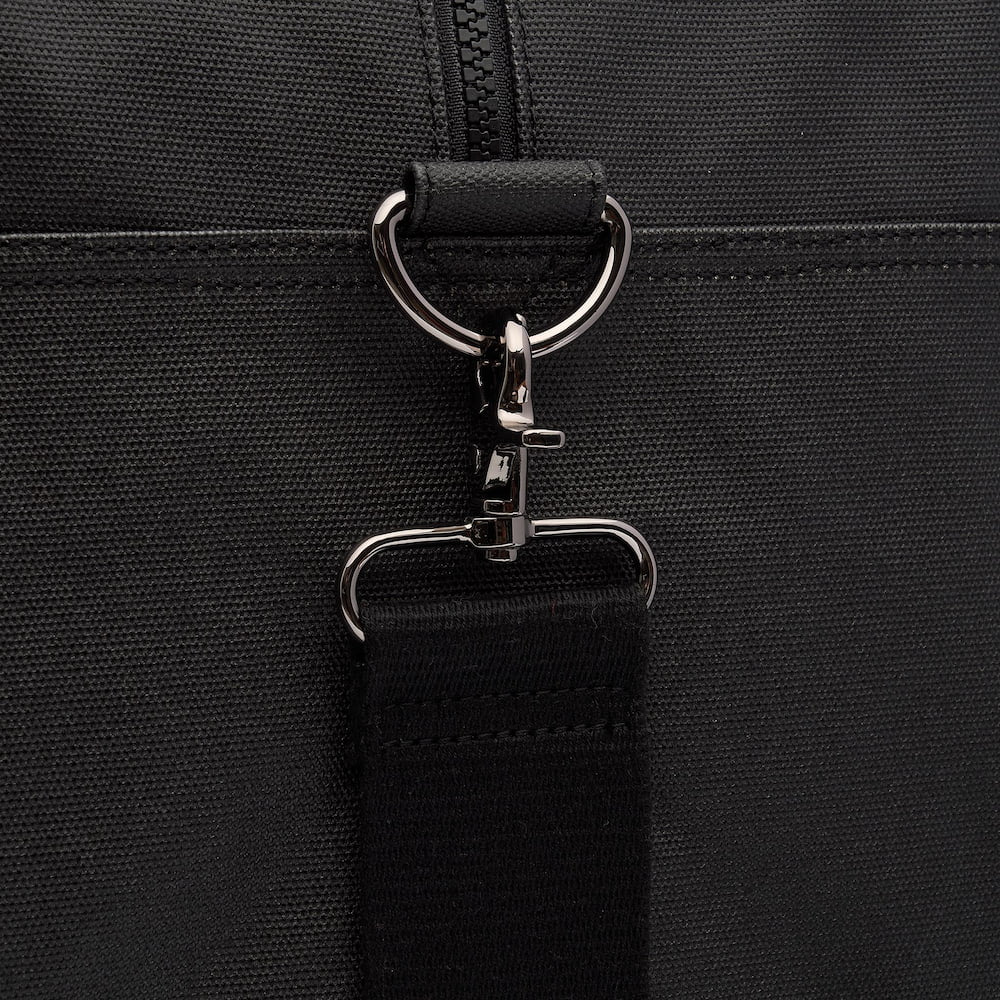 Bon Voyage Weekender Bag - Stylish Black Carry-On Duffle for Travel, Gym & Weekend Getaways | Perfect for Business Trips & Overnight Stays