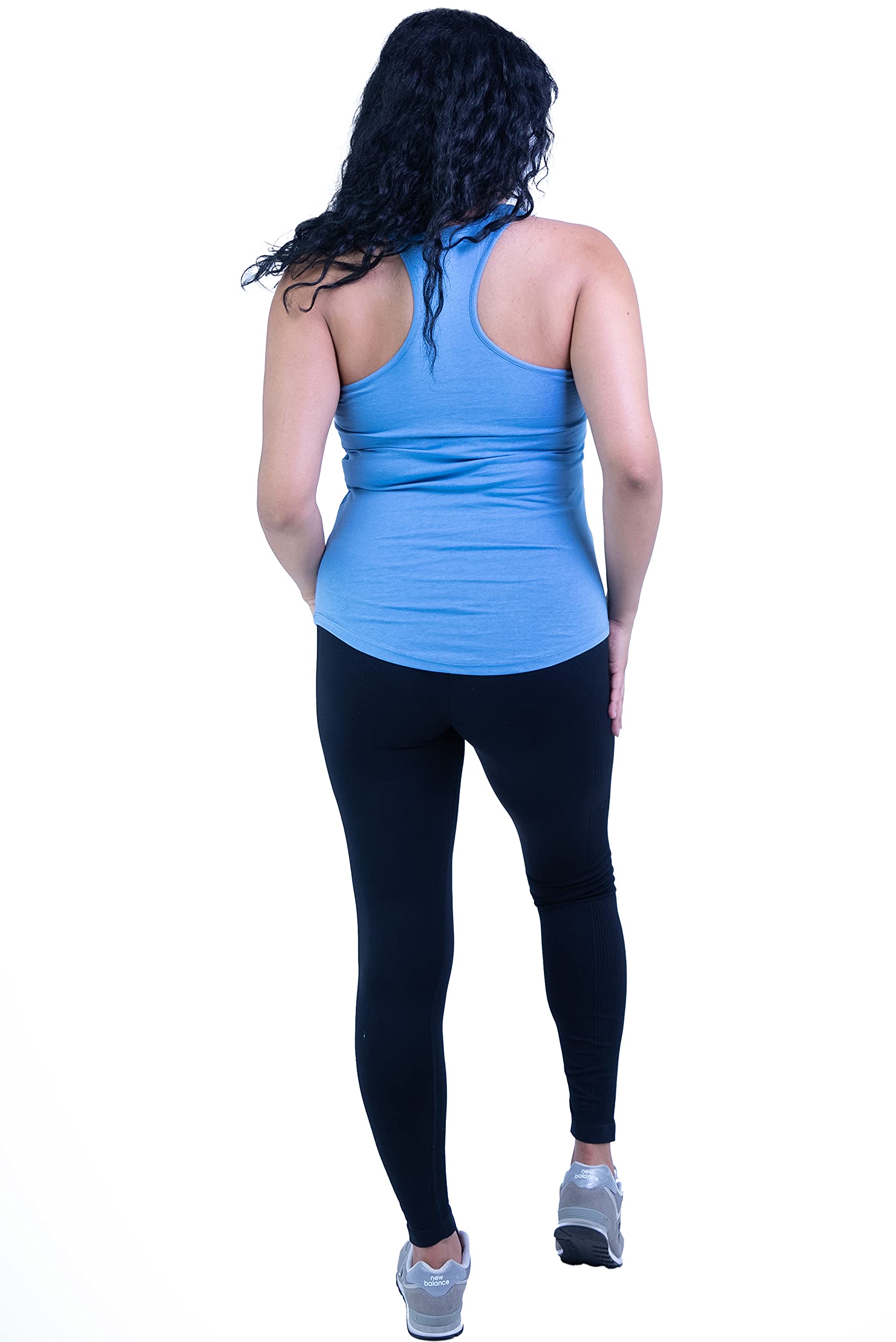 ShirtBANC Essentials Women's Racerback Tank Top - Soft Breathable Workout Shirts for Yoga, Running & Everyday Wear