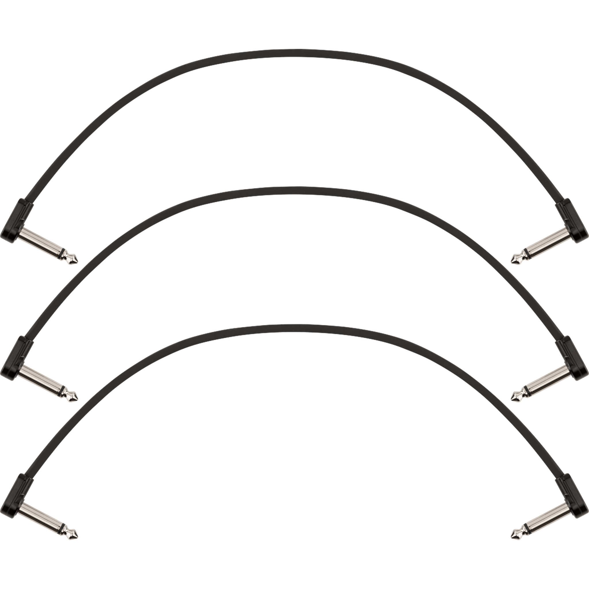 Fender Blockchain 12 Patch Cable 3 Pack - High-Quality Instrument Cables for Guitar, Bass & Audio Equipment - Perfect for Studio, Stage & Home Recording