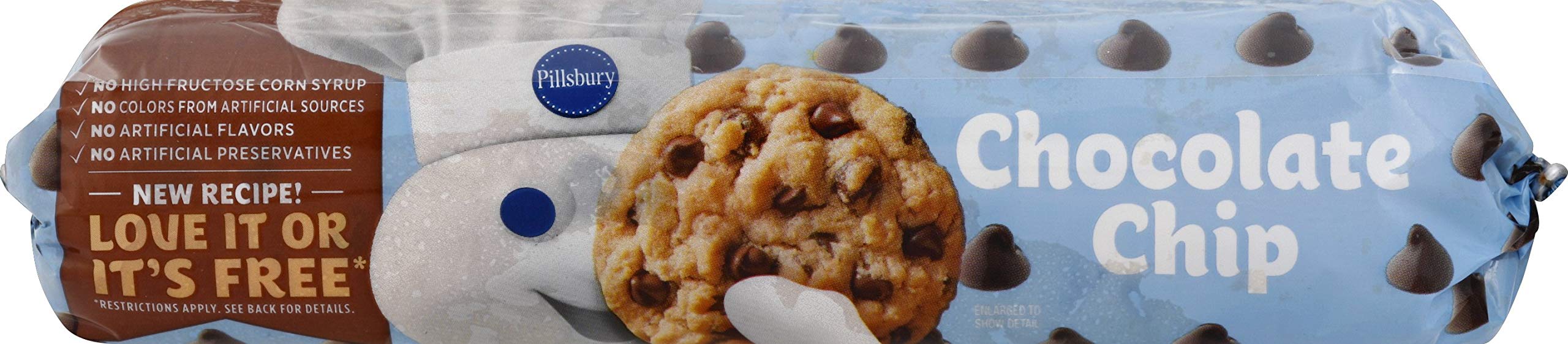 Pillsbury Chocolate Chip Cookie Dough, 16.5 oz (12 Pack) – Ready to Bake, Perfect for Parties, Holidays & Family Treats
