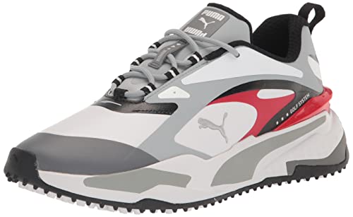 Puma White/High Rise/High Risk Red