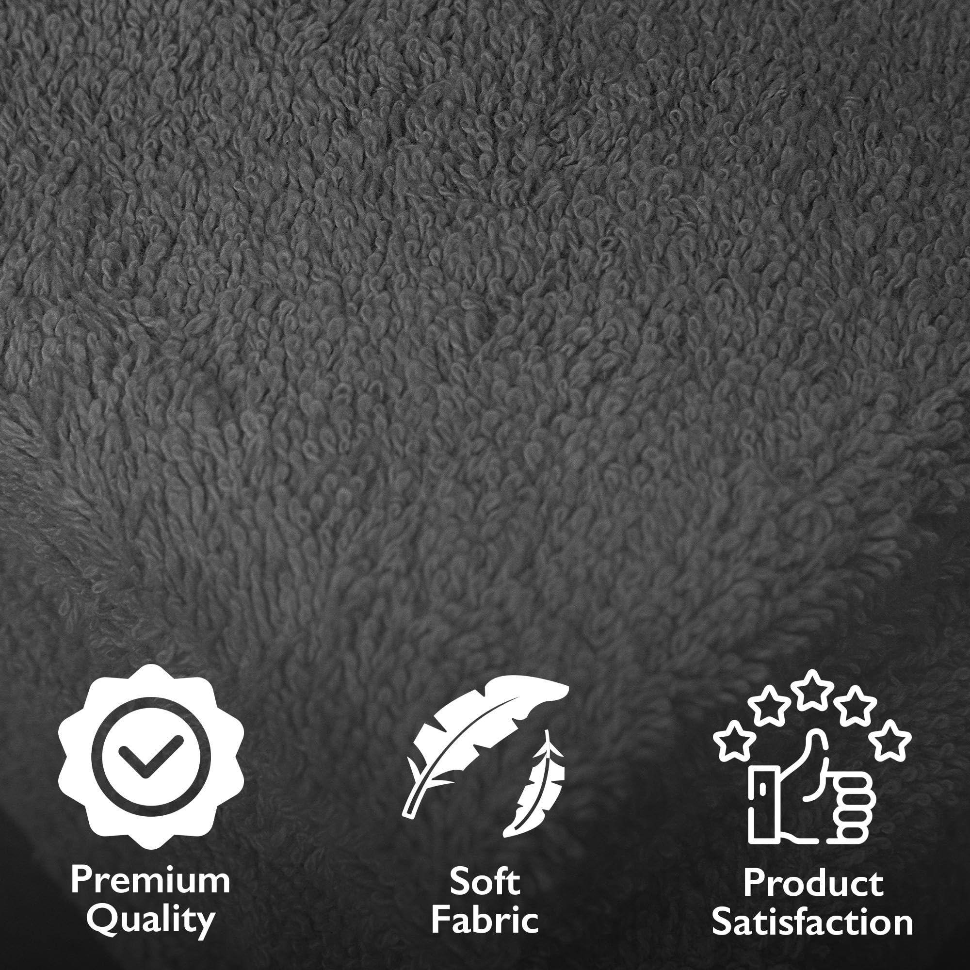 Premium 4-Piece Bath Towel Set - 100% Cotton Terry Cloth, Ultra Absorbent & Soft, Machine Washable & Quick Dry (27x54 Inches) - Perfect for Spa, Gym, Beach & Luxury Bathroom Use