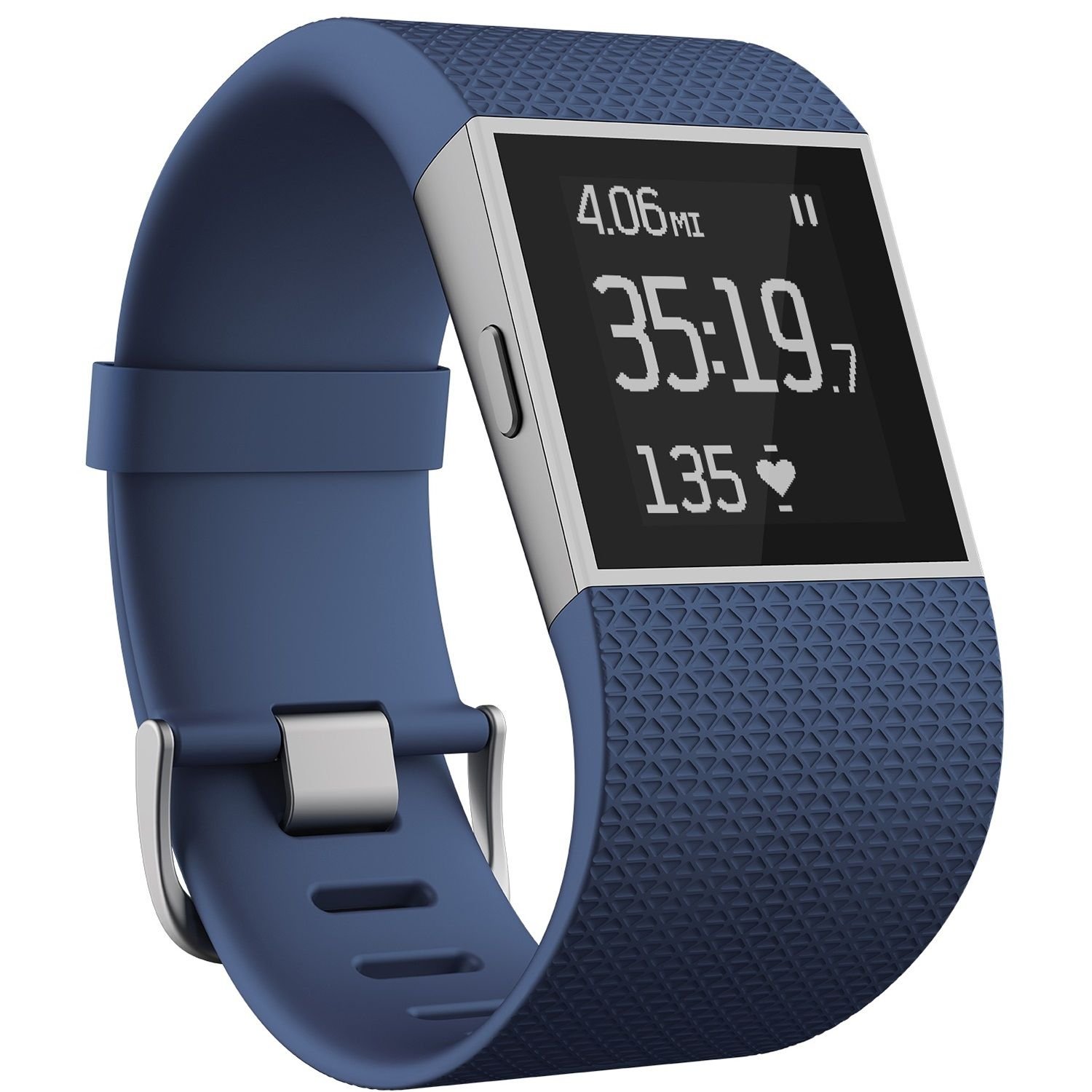 Fitbit Surge Smart Fitness Watch - Wireless Activity Tracker with Heart Rate Monitor, GPS, Sleep Tracking - Blue, Small (5.5-6.3