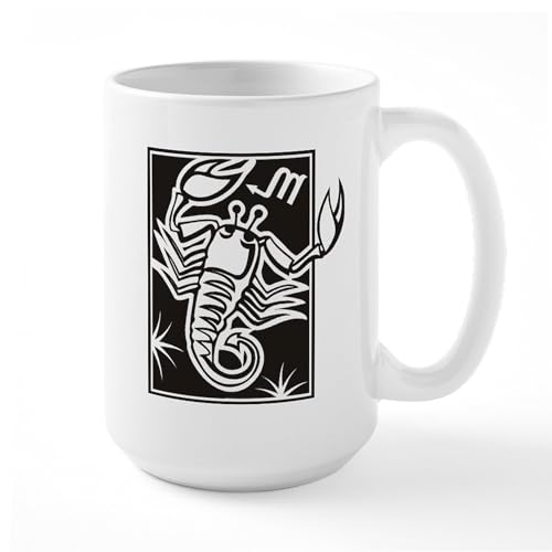 White - Scorpio Coffee Mug / Cup 15Oz