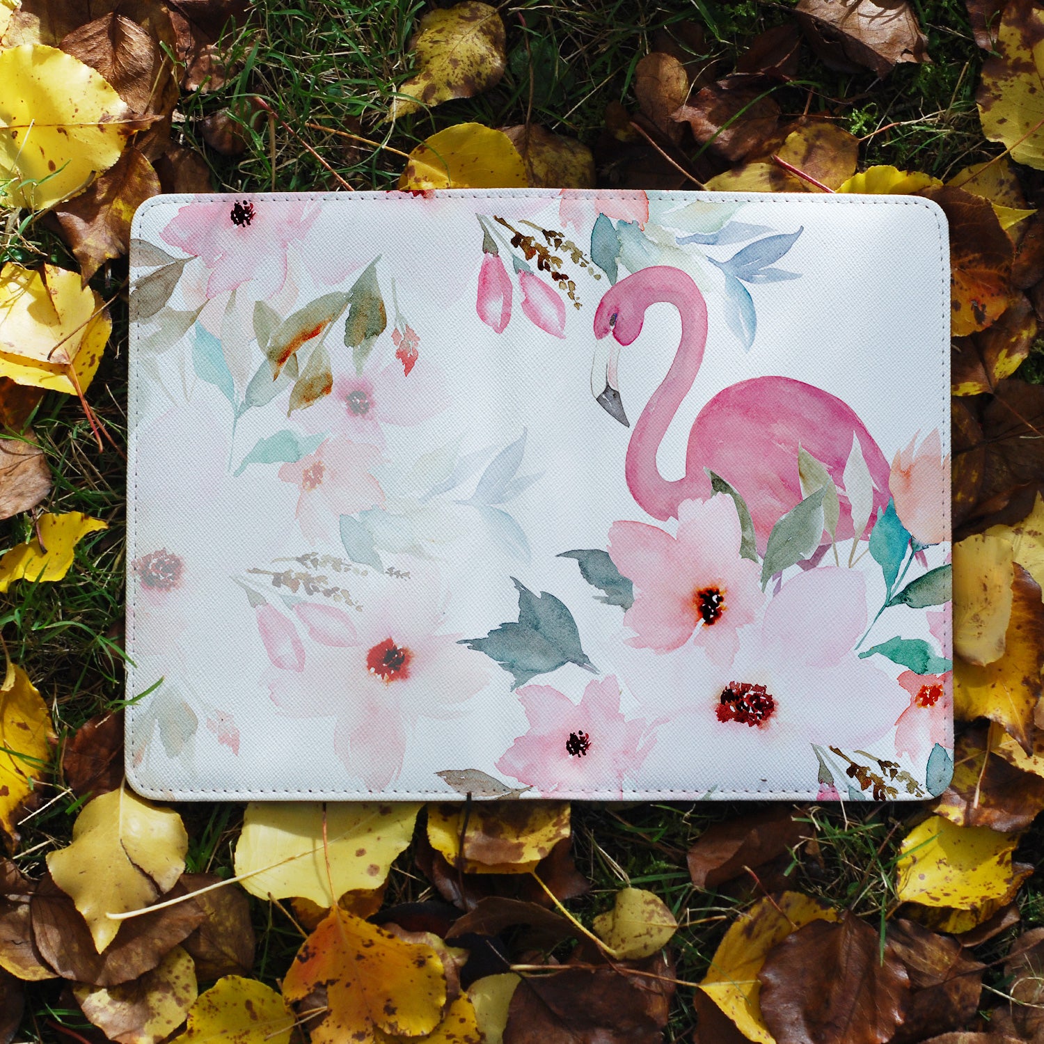 Waterproof RFID Blocking Travel Wallet with Flamingo Print - Secure Passport Holder for Women & Men - Perfect for Vacations, Airports & International Travel