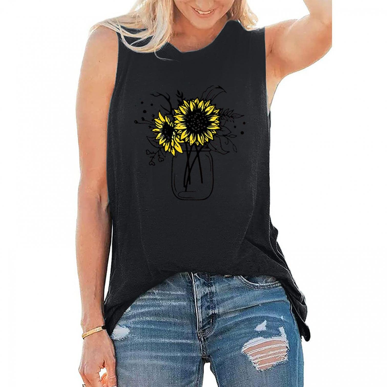 Women's Summer Tank Tops - Casual & Dressy Sleeveless Crewneck Shirts for Women | Perfect for Beach, Gym & Everyday Wear