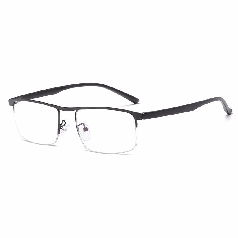 Stylish Alloy Multifocal Blue Light Blocking Reading Glasses for Computer & Screen Use - Reduce Eye Strain for Work & Gaming