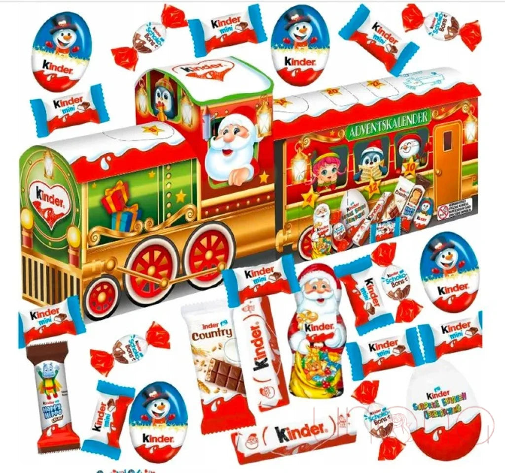 Kinder Christmas Advent Calendar 2023 - 24 Days Countdown to Christmas with Chocolate Treats & Toys | Perfect for Kids, Holiday Gifts & Family Traditions