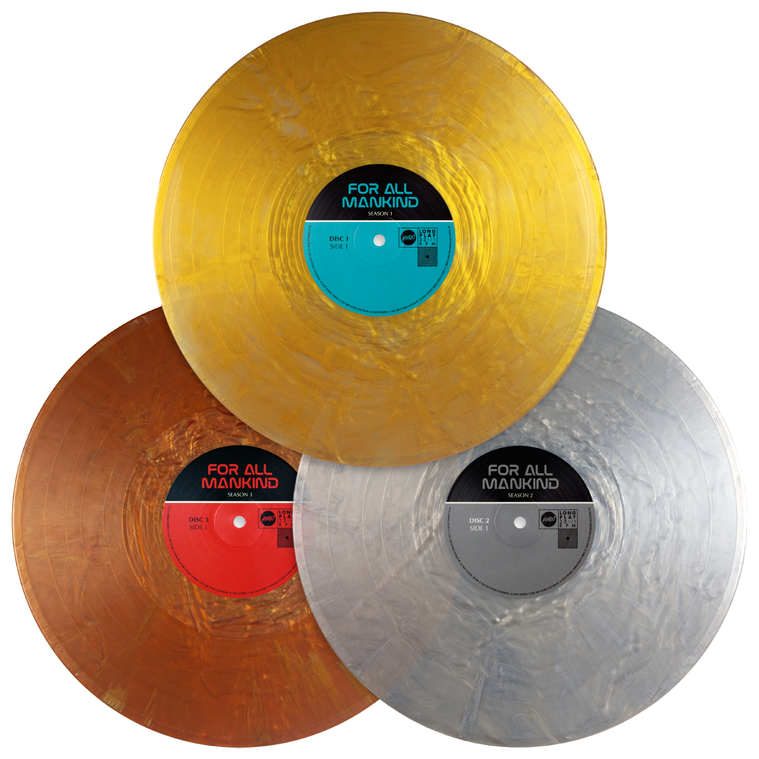 For All Mankind: Seasons 1-3 Soundtrack (3XLP Vinyl) - Apple TV+ Original Series Music - Perfect for Sci-Fi Fans & Vinyl Collectors