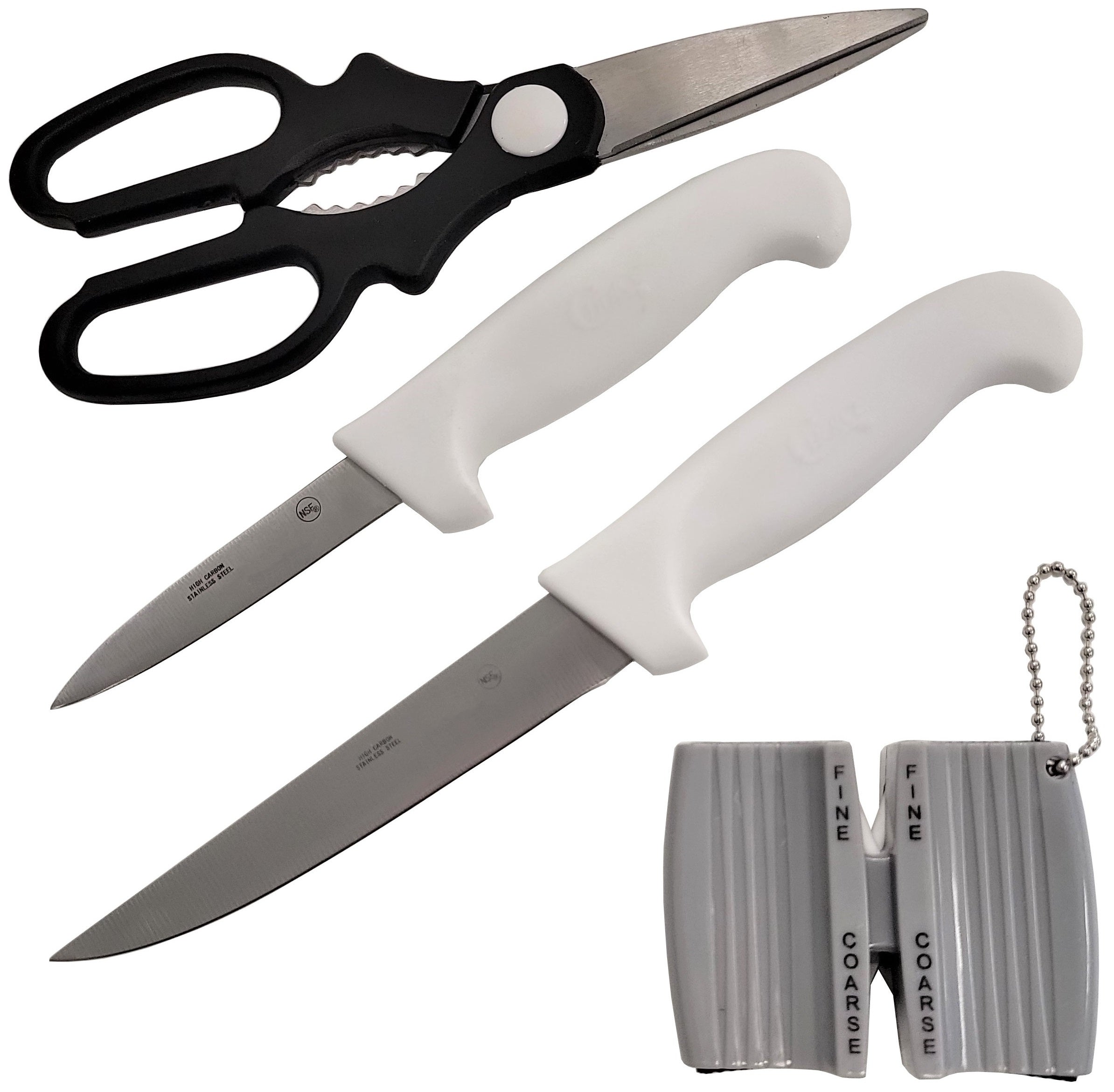 Premium Poultry Processing Kit - Professional Chicken Butcher Knife Set for Home & Commercial Use | Perfect for Hunting, Farm Work & Meat Preparation